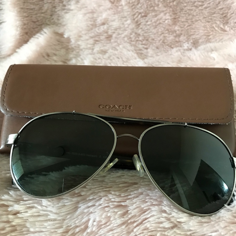 Coach Harrison Aviator sunglasses
